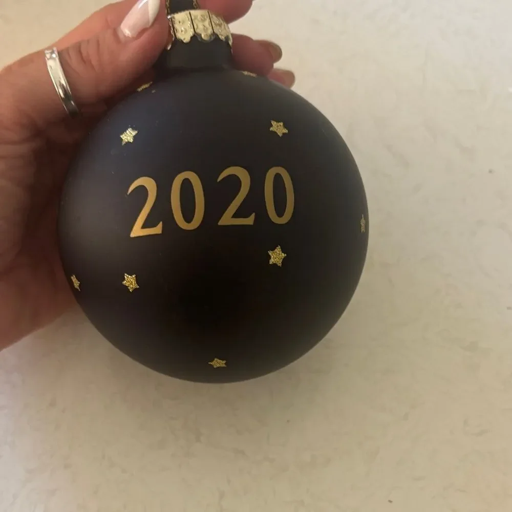 Macy’s Gold and Black Holiday Ornament